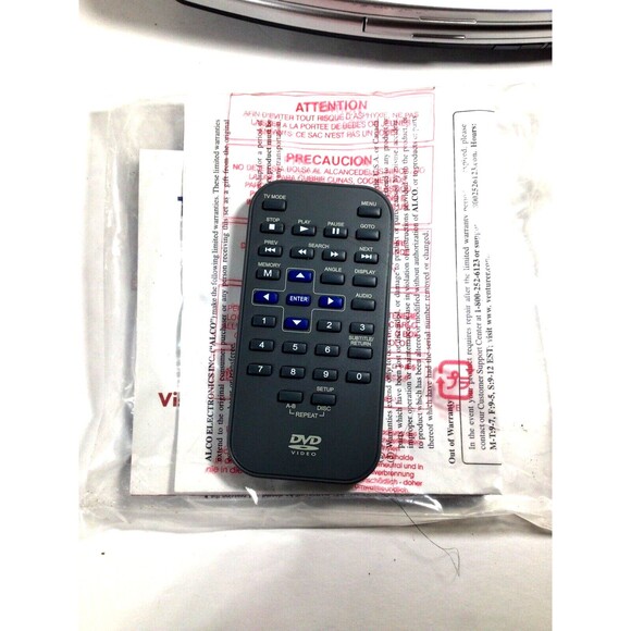 Portable DVD Player (7") Durabrand-Electronic T.V. - Picture 9 of 10